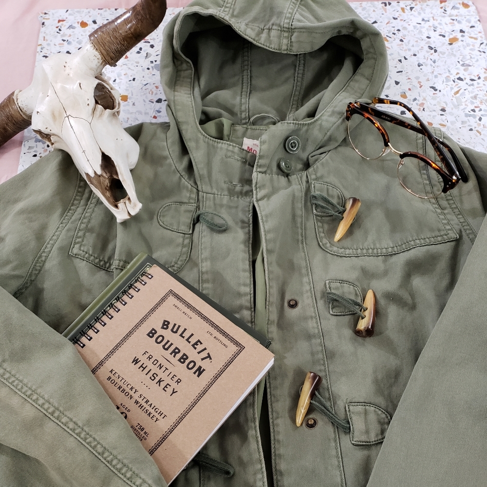 Green army jacket